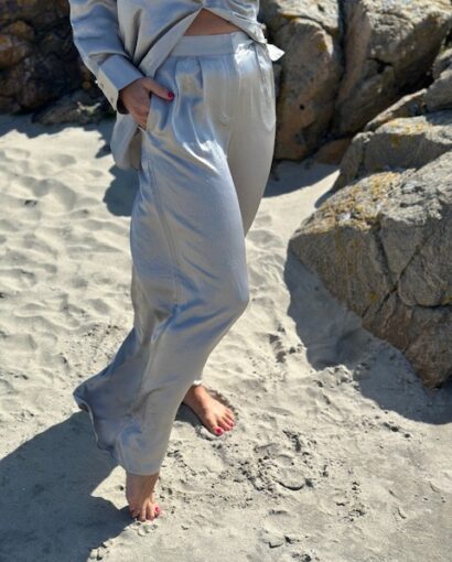 Selected Femme Selene Wide Pant Dove