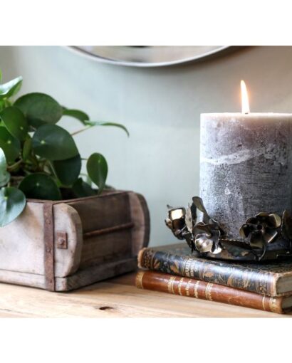 Chic Antique Lysfat med Rosenkrans