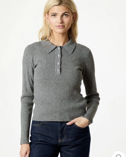 Neo Noir Panama Knit Blouse