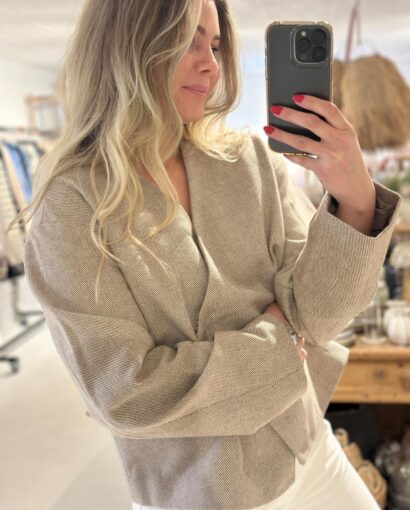 YAS Spring Jacket Toasted Coconut