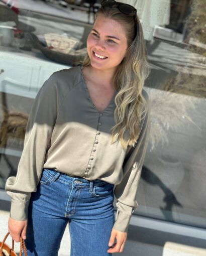 Selected Femme Selma Top Vetiver