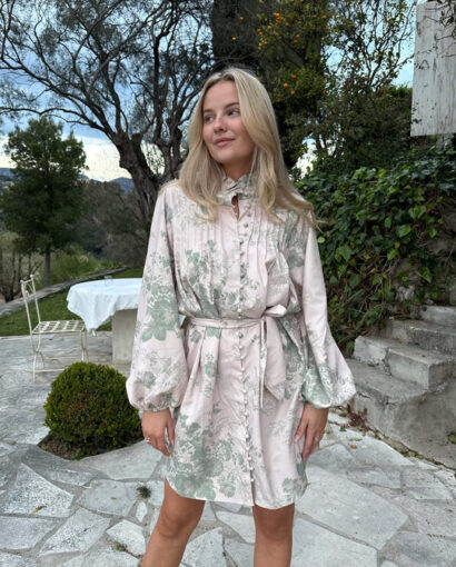 BY IC Ingeborg Dress Dusty Green