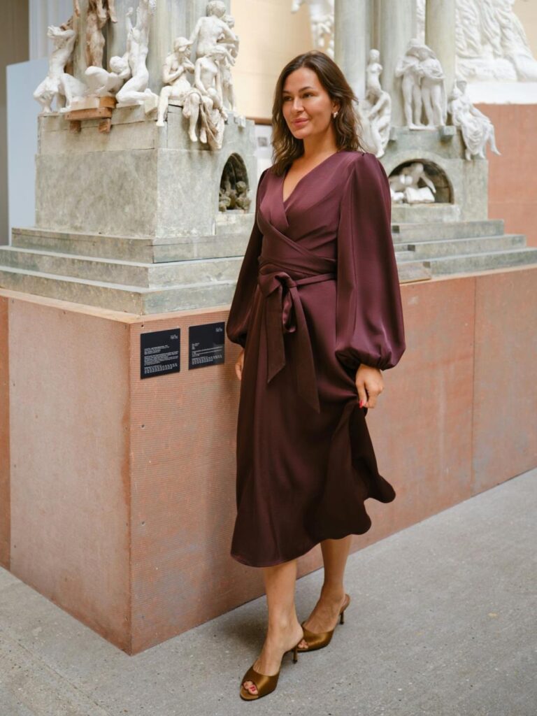 Neo Noir Rimini Heavy Sateen Dress