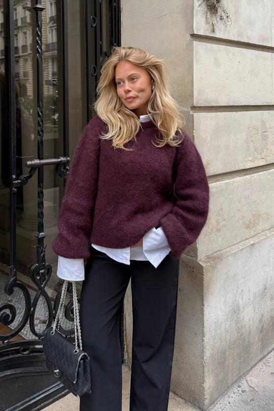 BY IC Ida Pullover Bordeaux