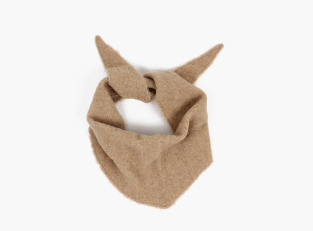 Nohr Mohair Triangle Scarf Beige