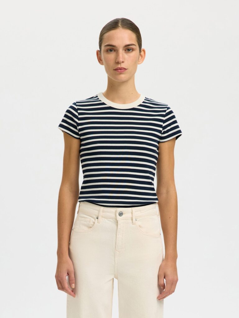 Selected Femme Milly Tee Stripes