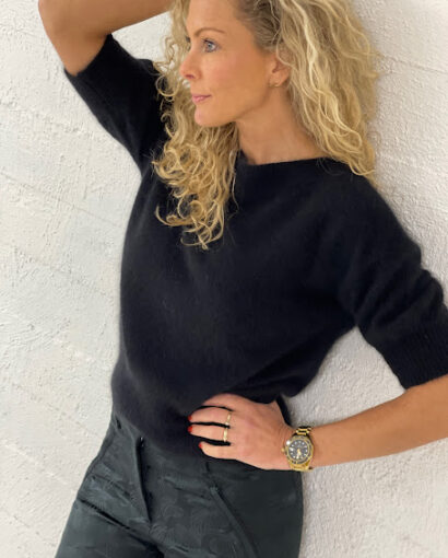 Fiveunit- Angelie-529-BLack Leaf