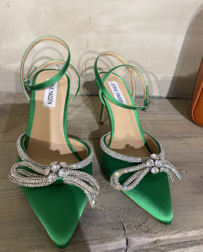 Steve Madden Leia Green Satin